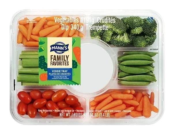 Mann's Family Favorites Veggie Ranch Snack Tray