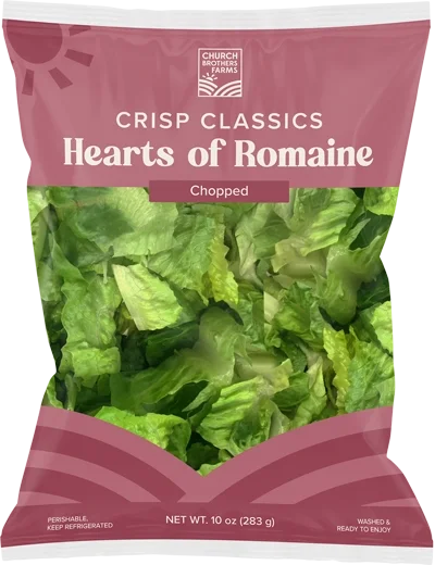 Church Brothers Farms 10z Hearts of Romaine Bag