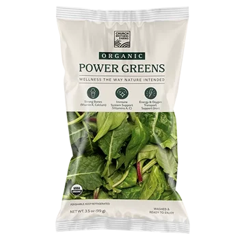Church Brothers Farms 3.5oz Organic Power Greens Bag