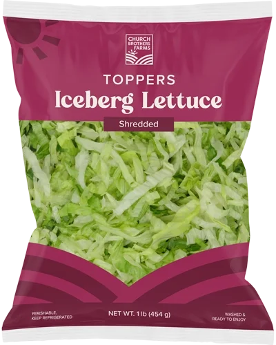 Church Brothers Farms 16oz Shredded Iceberg Lettuce Bag