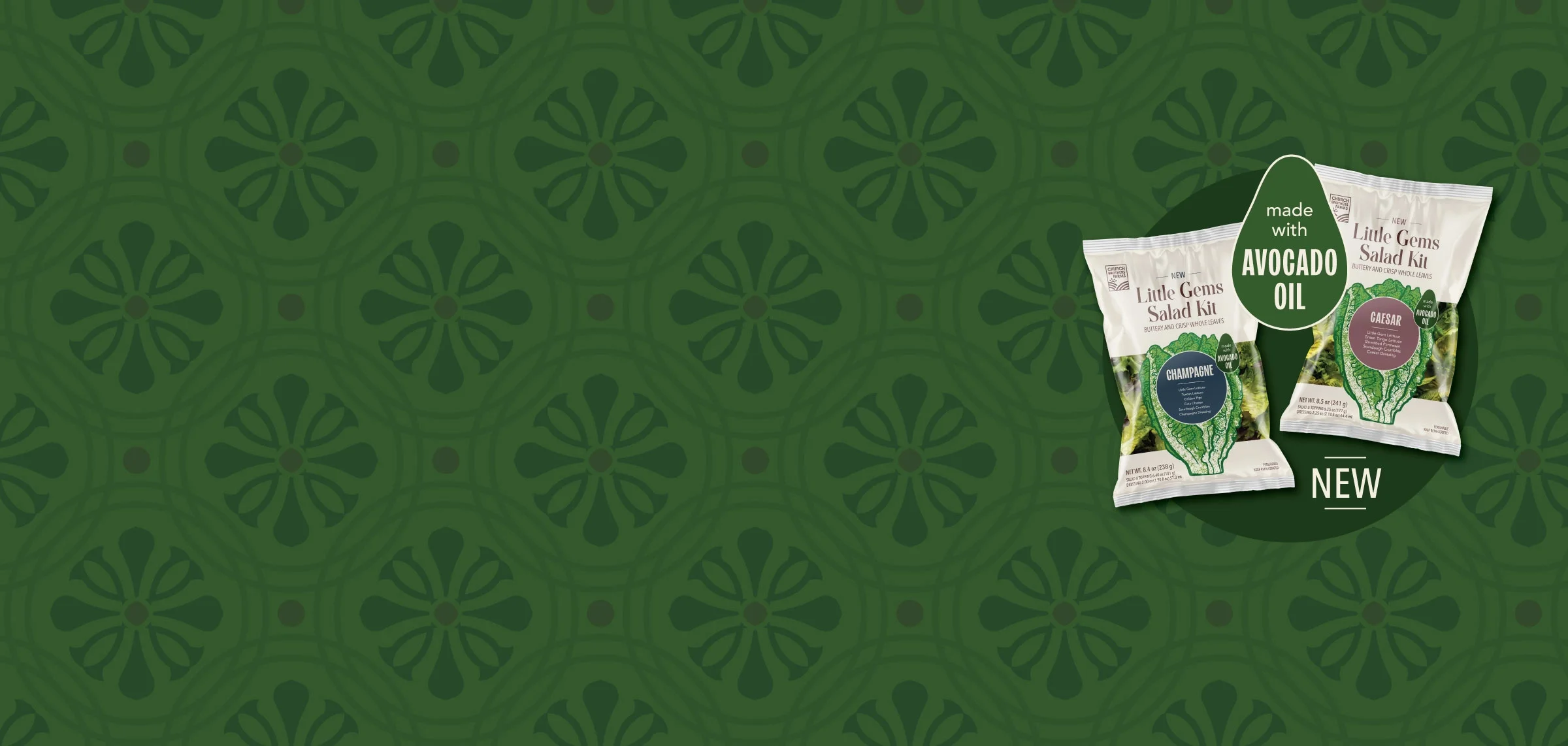 New! Little Gems Salad Kits from Church Brothers