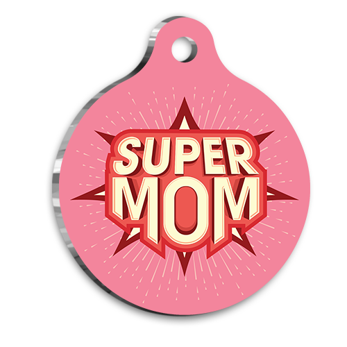QR Code Anhänger Super Mom