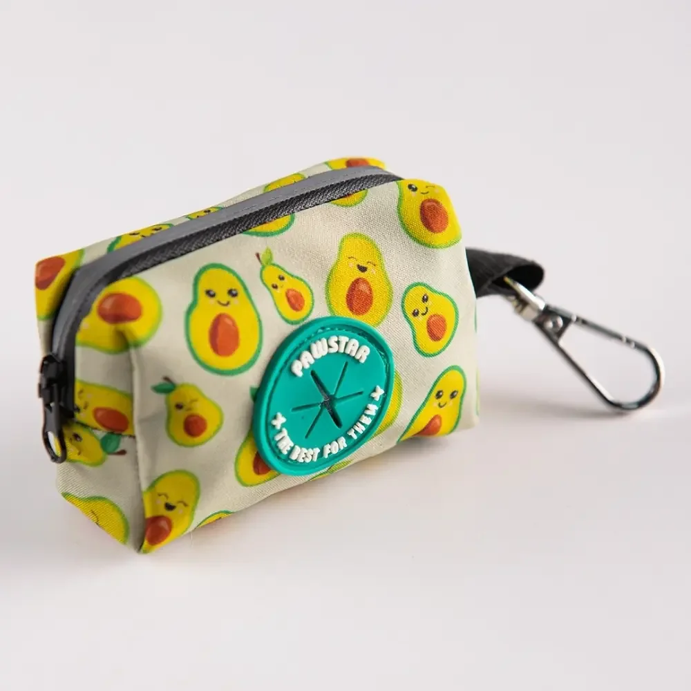 Hundekotbeutel Spender Avocado, Gassitasche mit Karabiner