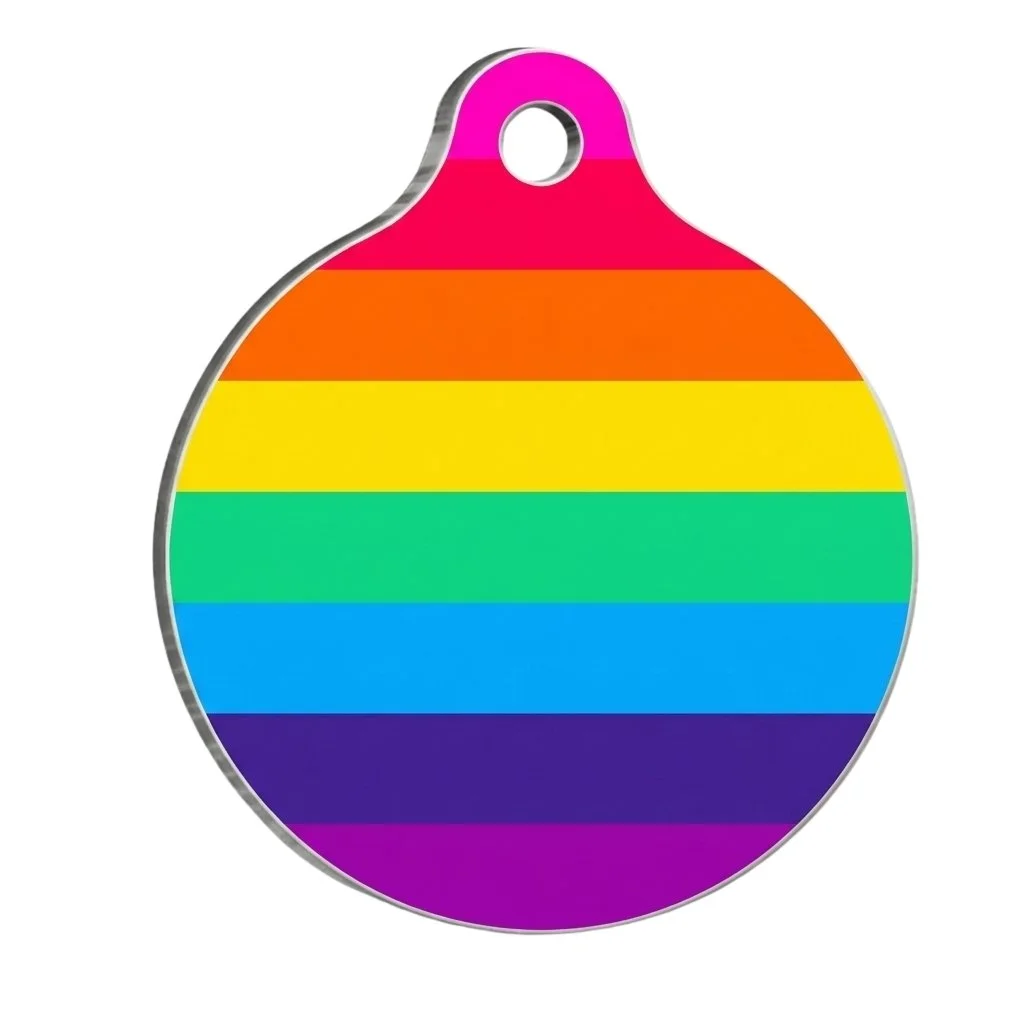 QR-Code Anhänger Regenbogen