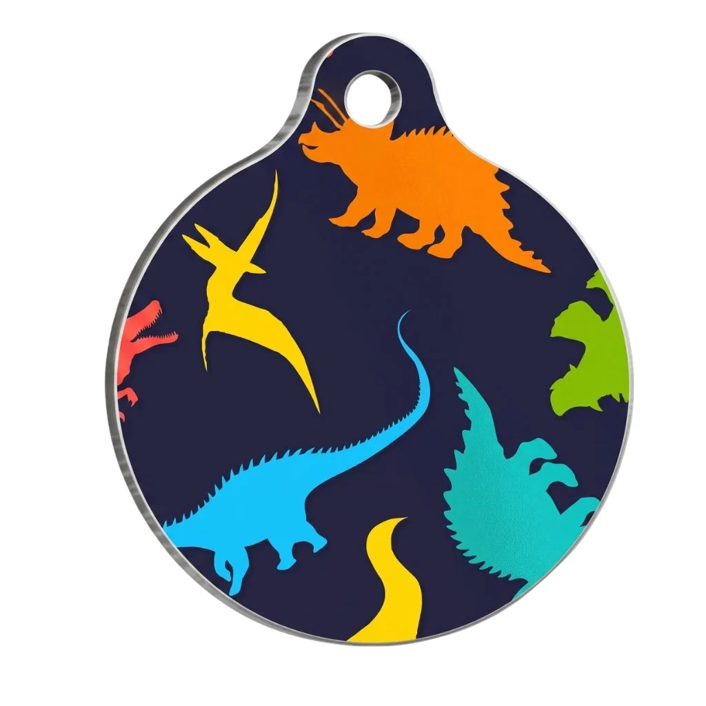 QR Code Anhänger Dino
