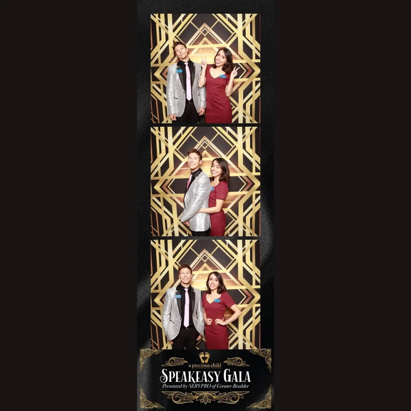 Paloma: &quot;Should we take a silly one and a normal one and what else?&quot;
Austin: &quot;Let's get a reverse prom one.&quot;

And that's how we ended up with this photo. 

Congratulations to @a_precious_child  on a great event and thank you for a
