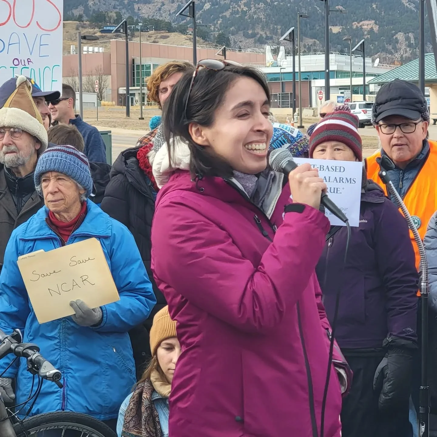 Yesterday I joined hundreds at NCAR to protest the Trump administration's plans to dismantle one of our nation's premier climate and weather research institutions.

As someone who works with data every day, I understand how critical NCAR's research i