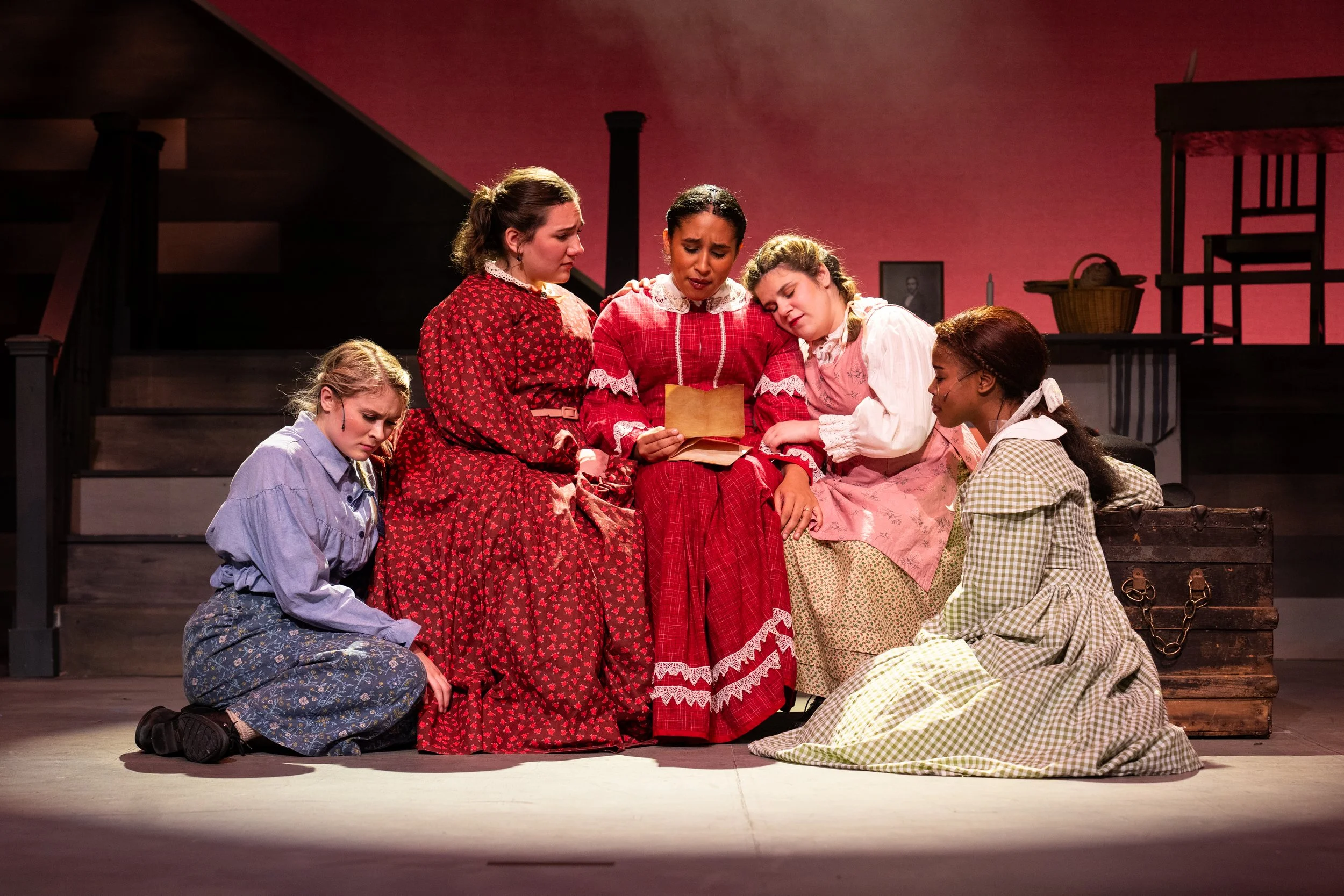 Little Women! 
LilyAnna returned to a favorite, reprising her role as Meg March at Fairleigh Dickinson. 