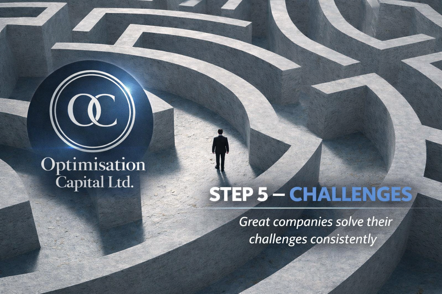 Step 5 - CHALLENGES - Great companies solve their challenges consistently