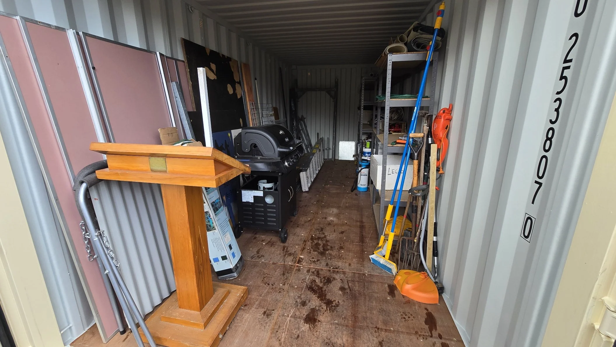 Our new church garage