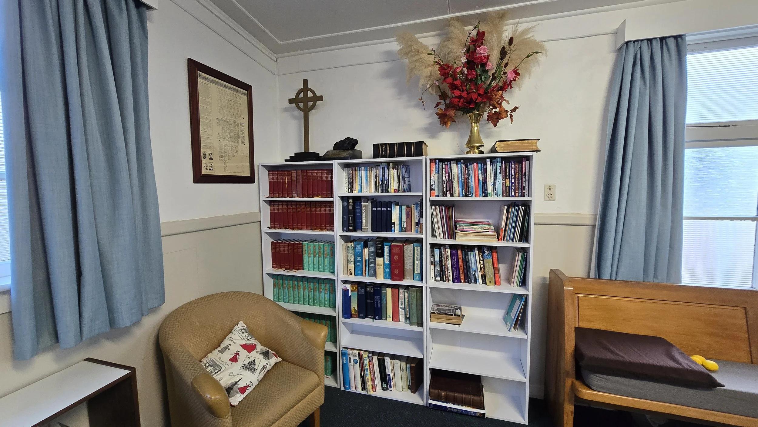 New church library shelving