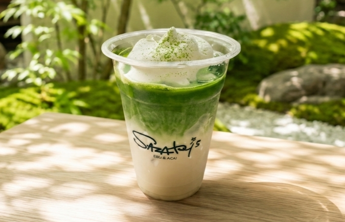 Ice match latte