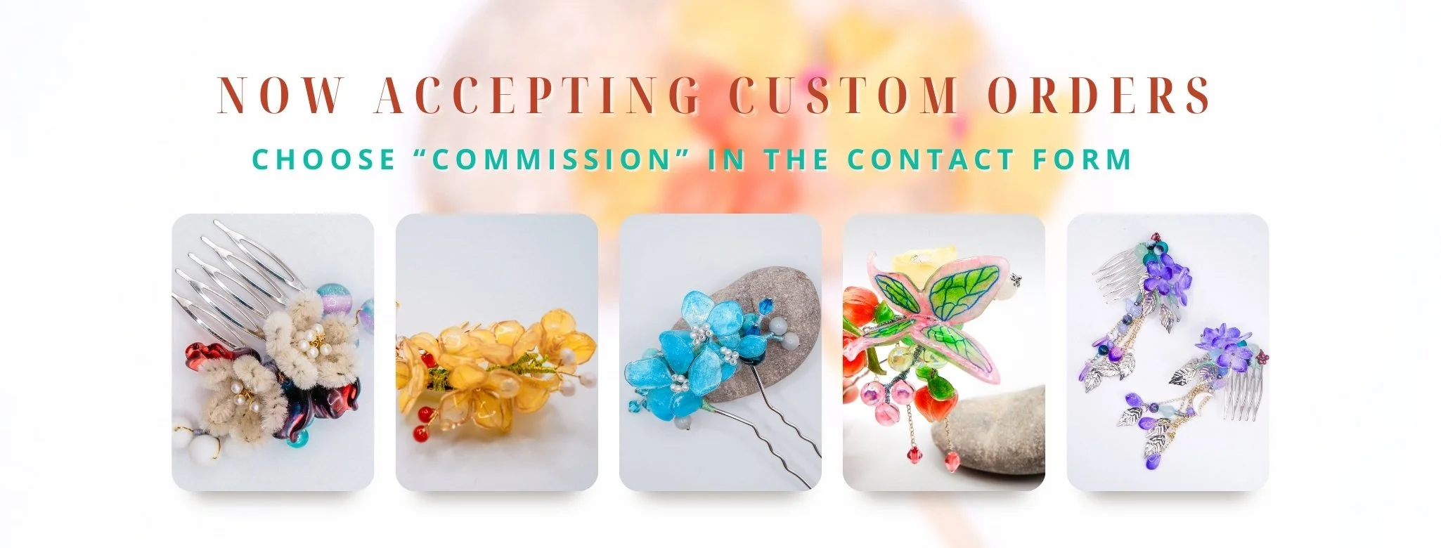 custom made chinese hair sticks, kanzashis, and combs from periphery in kansas city