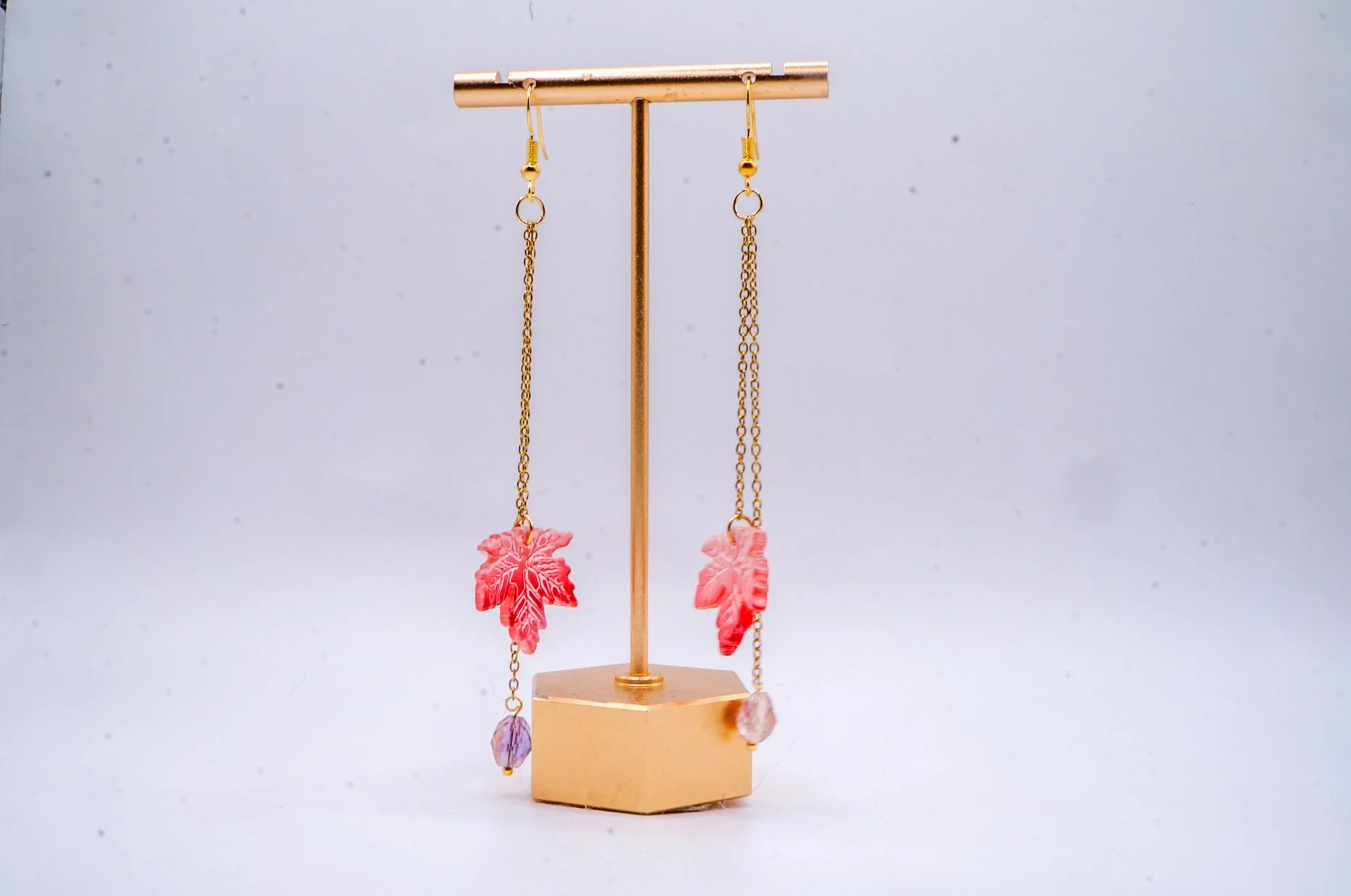 Dancing Maple Gemstone Earrings
