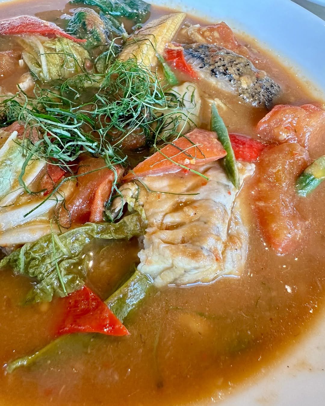 Sour orange curry of grouper by Short Grain by Martin Boetz