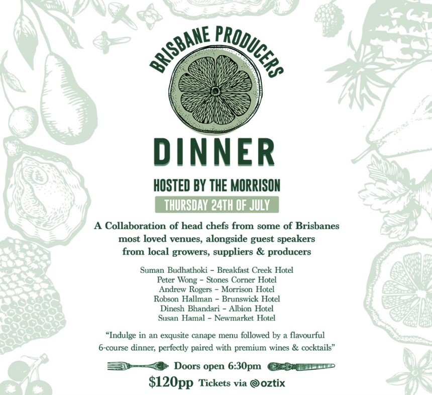Brisbane Producers Dinner
