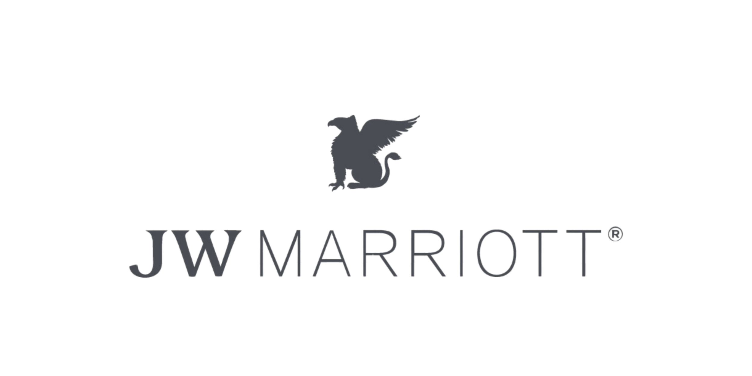 JW Marriott logo featuring a winged dragon and the text 'JW MARRIOTT'