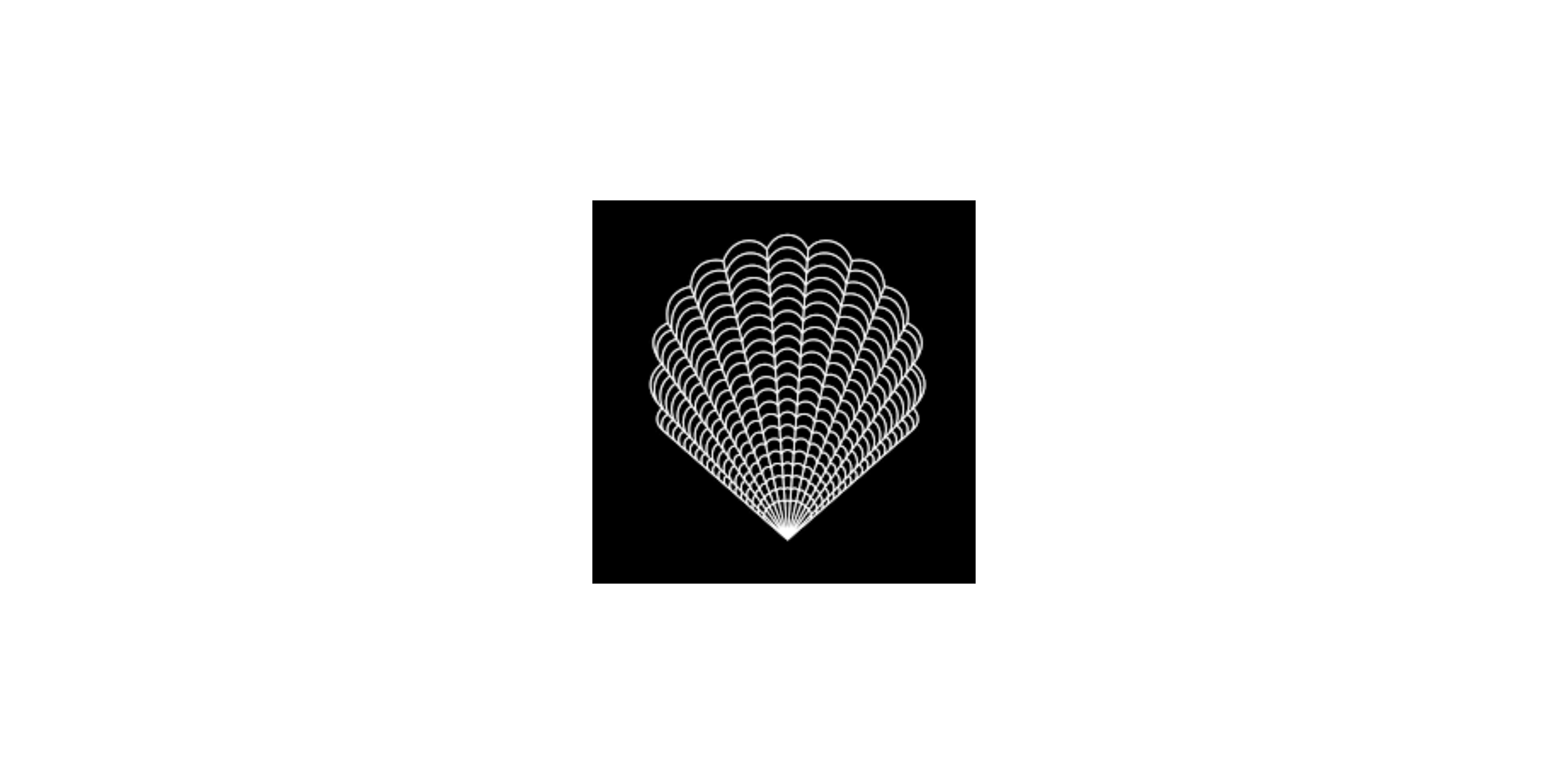SHELL restaurant logo on a black background