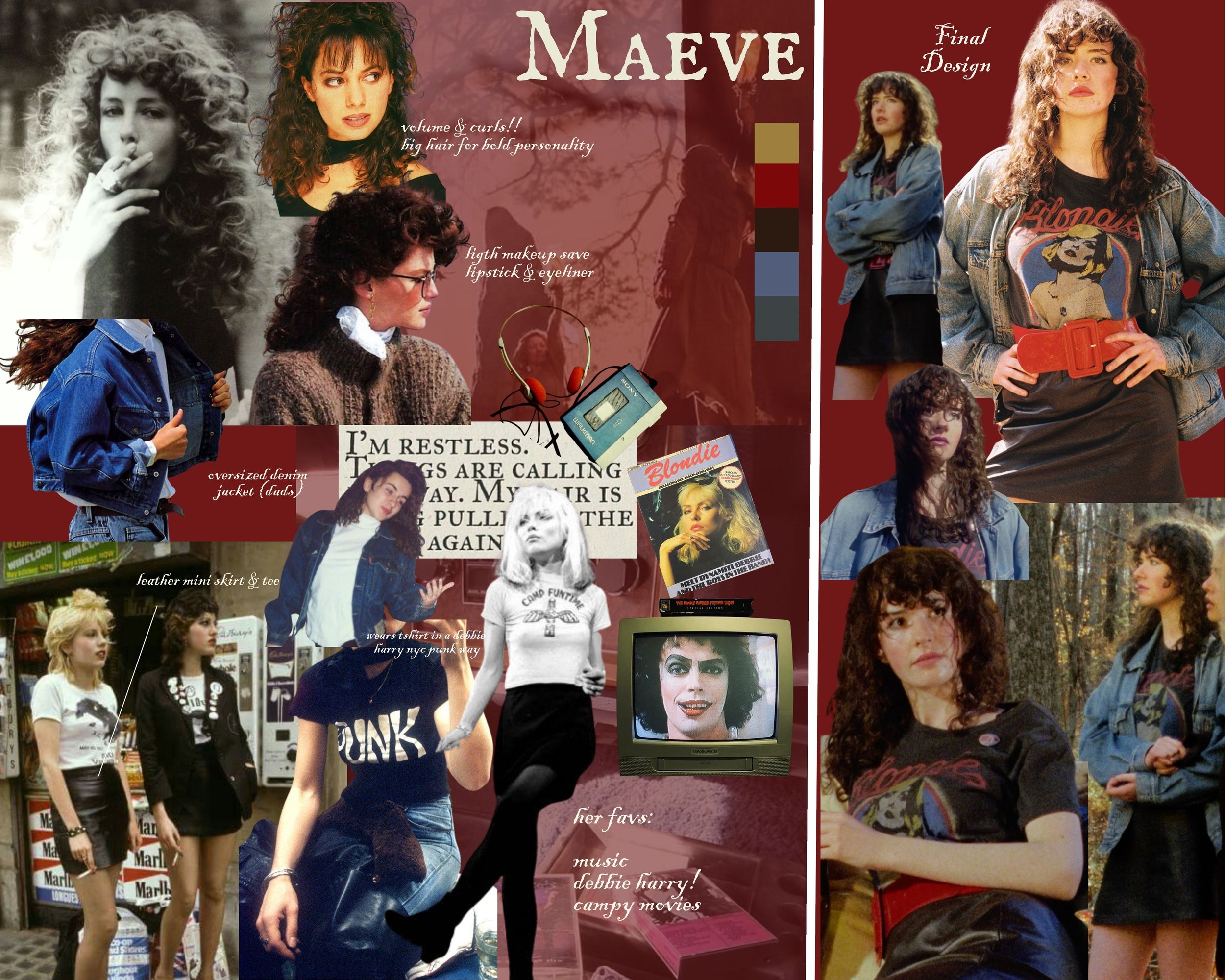 Sunday Girls. Maeve character design & product