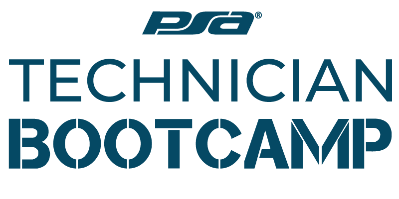 PSA Technician Bootcamp Logo Lock Up