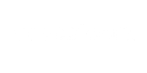 Vestcom logo in white on black background.