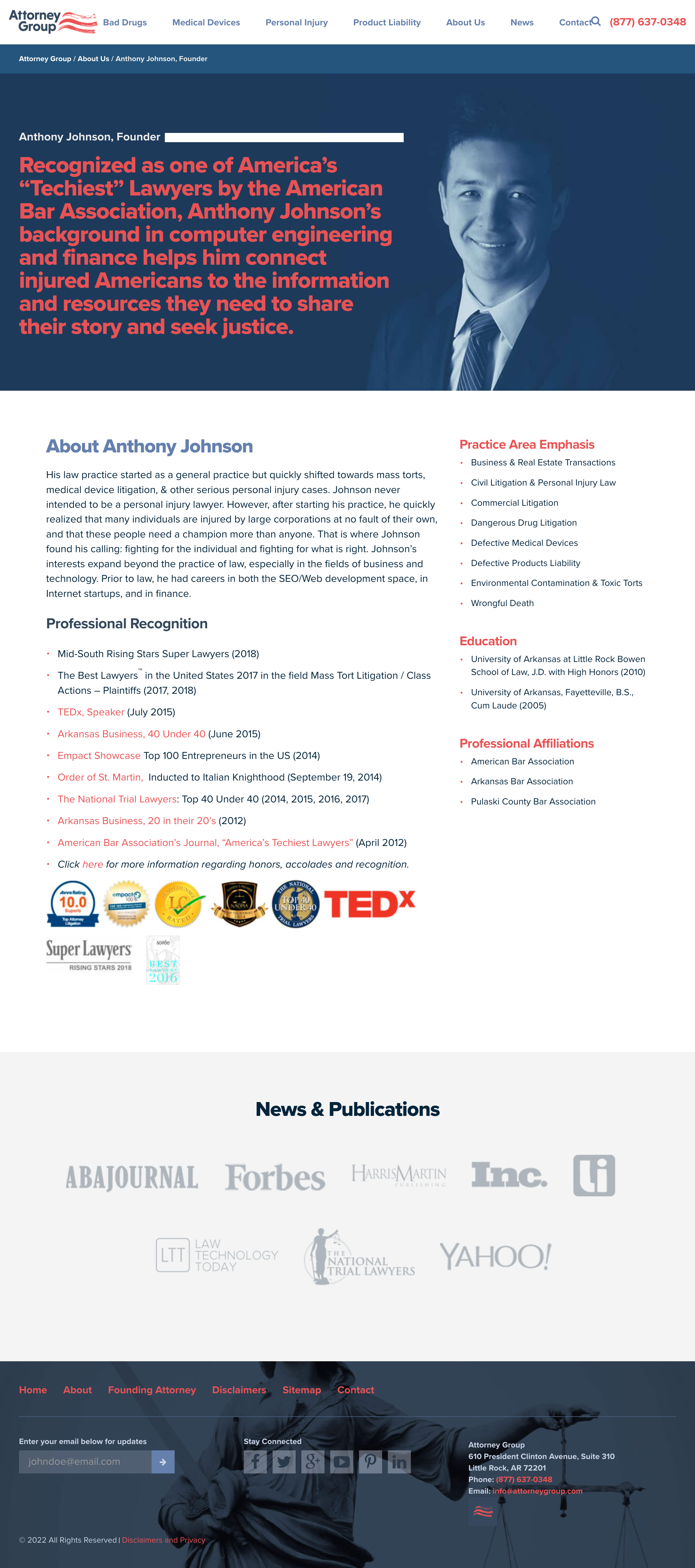 Founding Attorney Page