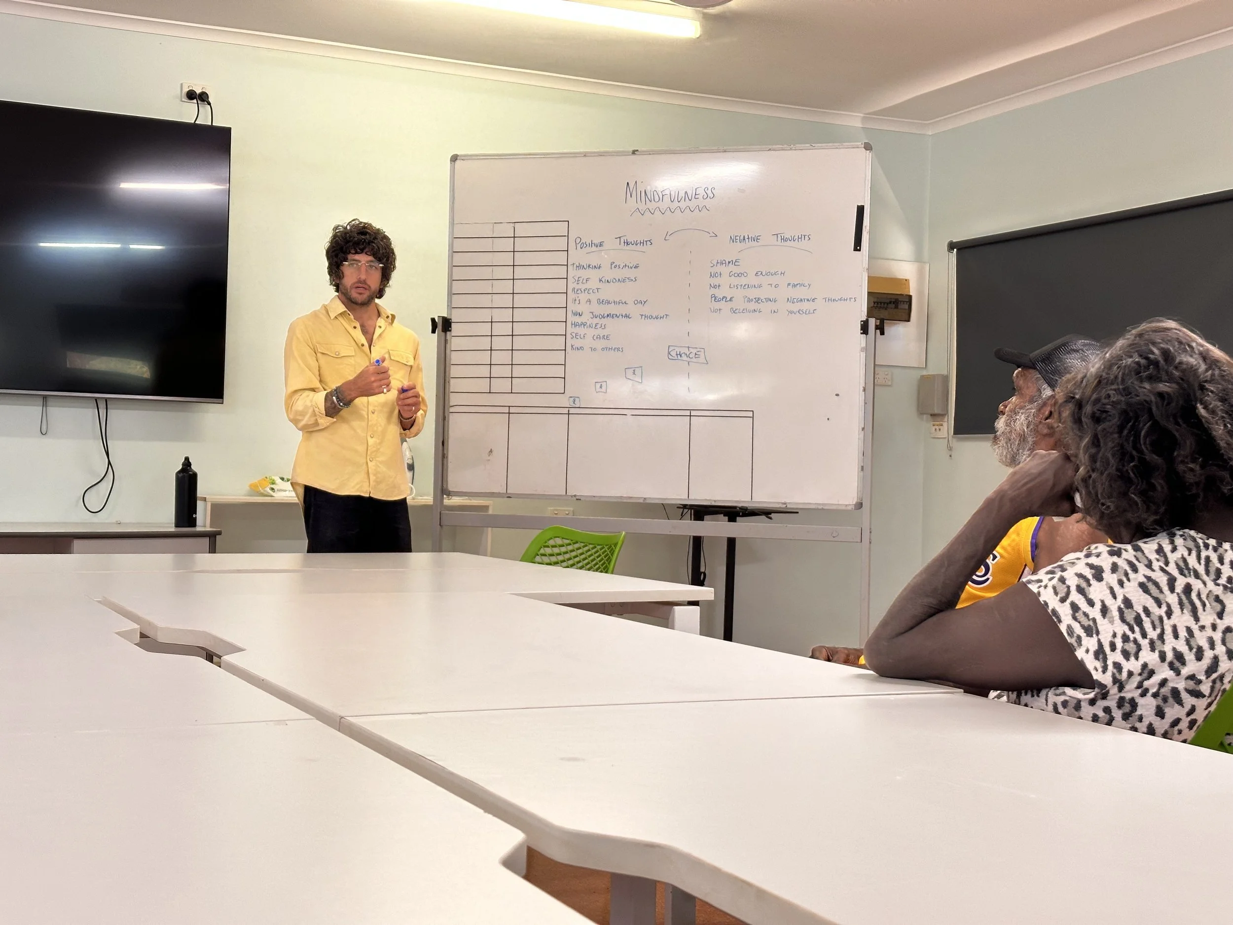 Taylor facilitating Integrated Guidance in the Northern Territory.