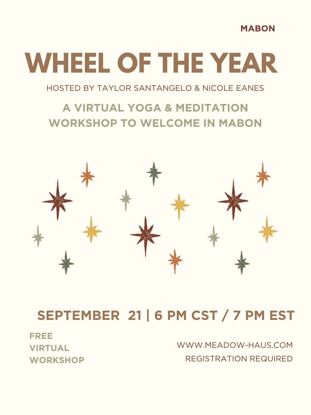 Wheel of the Year Workshop: MABON (DONATION)
