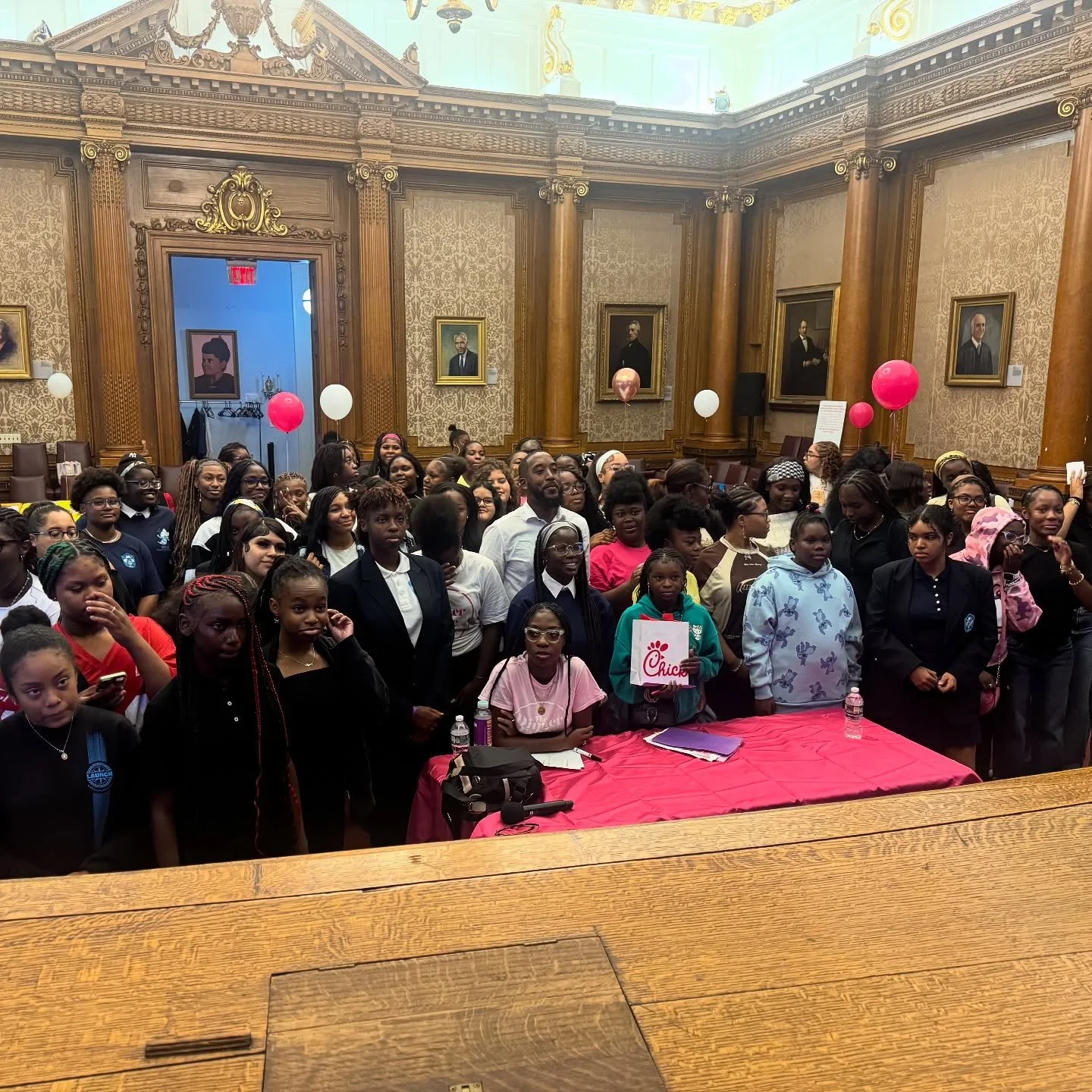Today a group of scholars attended workshops at Borough Hall to debunk myths on beauty, peer pressure, mental health, generational curses, and violence. Our lunch was sponsored by chick filla , McDonald&rsquo;s &amp; golden crust. Student also got a 