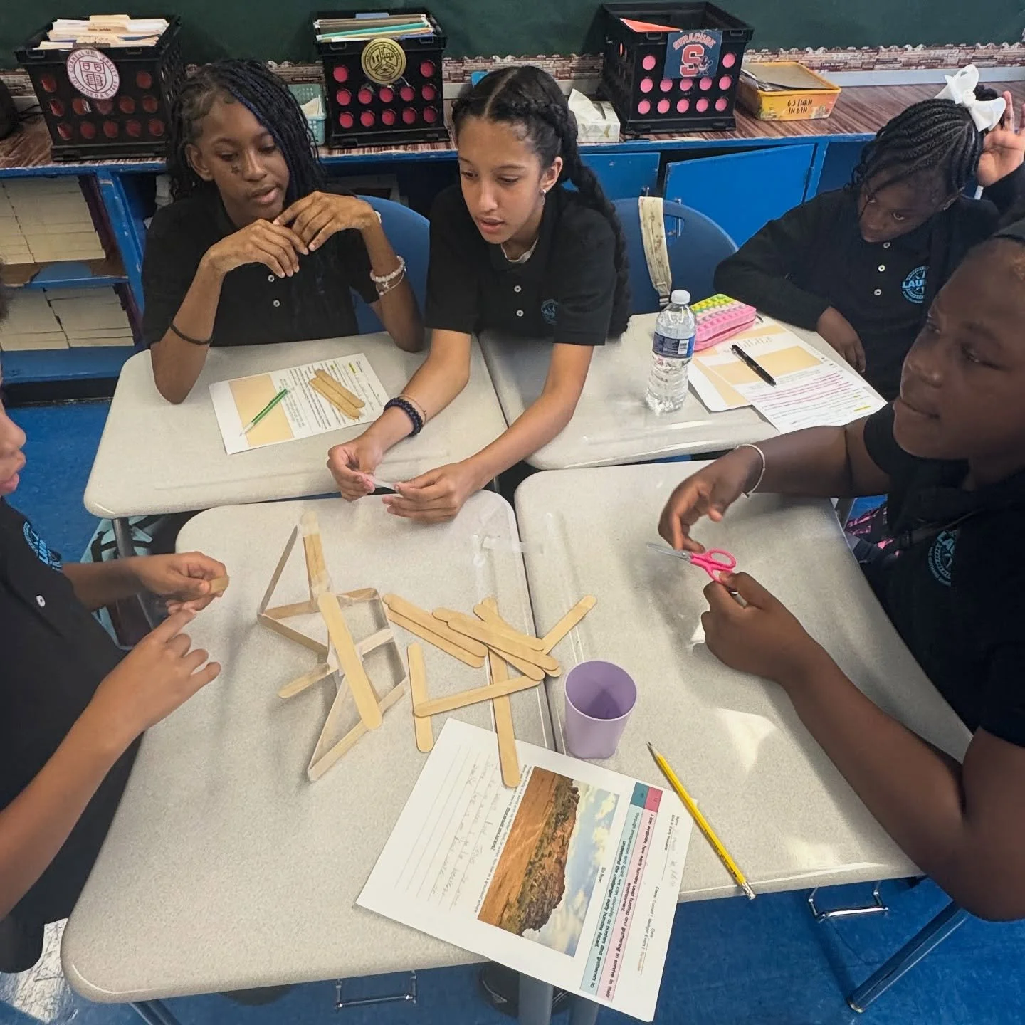 Our 6th graders stepped into the shoes of early humans&mdash;designing and building their own shelters after studying hunter-gatherer life. Hands-on , project based history- done the Launch way! Shout out to Ms. Bright for an engaging and fun for lea