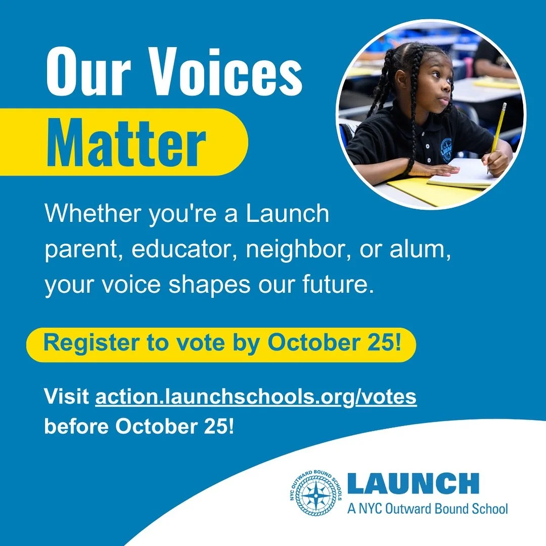 Don&rsquo;t sit this one out!
Friends, family, and neighbors across NYC are getting ready to vote on November 4; make sure you&rsquo;re ready too. Register to vote (or update your info) by October 25 at [https://www.nycvotes.org/].