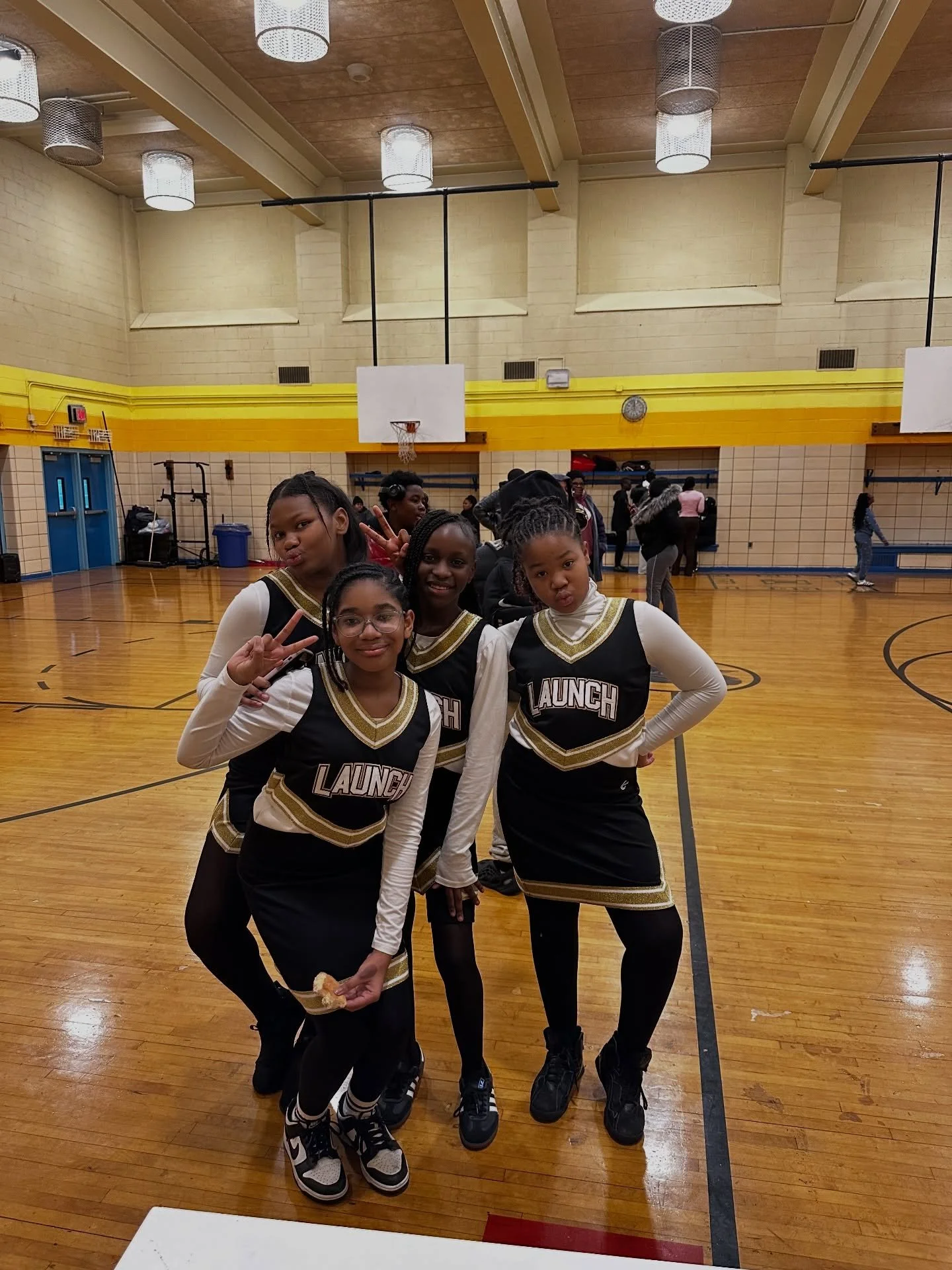 Launch middle basketball and cheerleading team! 🚀