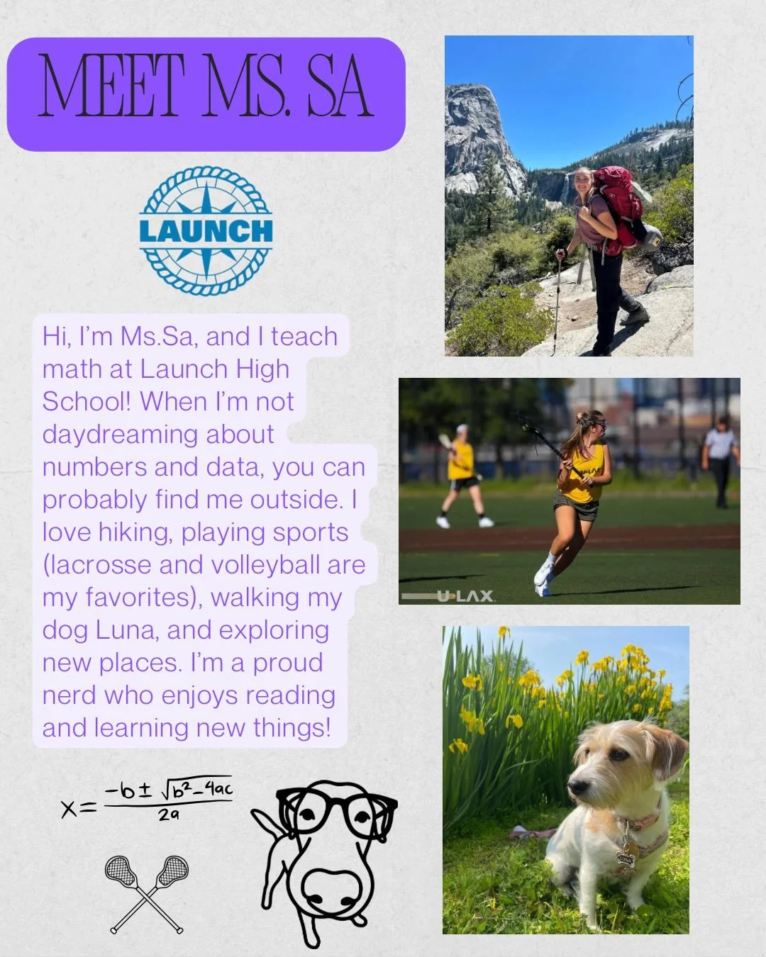 5 DAYS UNTIL THE FIRST DAY OF SCHOOL! ✨📚

Meet Ms. Sa, one of our high school math teacher! ➗💫 She joined us midway through last school year, and we&rsquo;re so excited to have her with us for a full school year! We can&rsquo;t wait to see her work