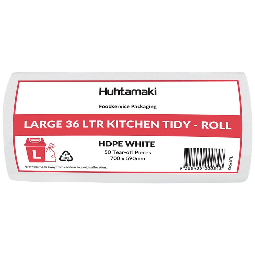 Large 36L Kitchen Tidy Bags