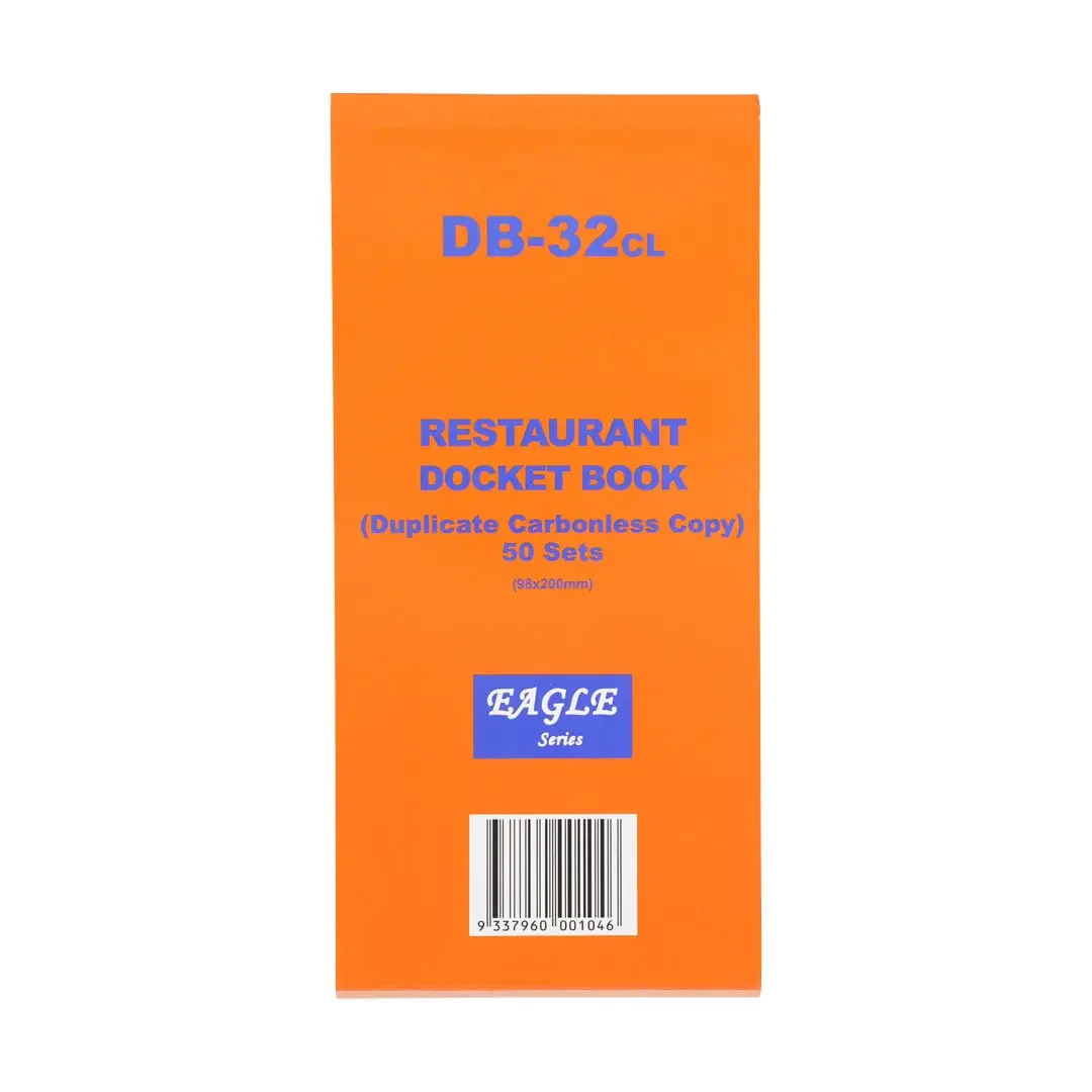 Carbonless Copy Restaurant Docket Books - Pack of 10