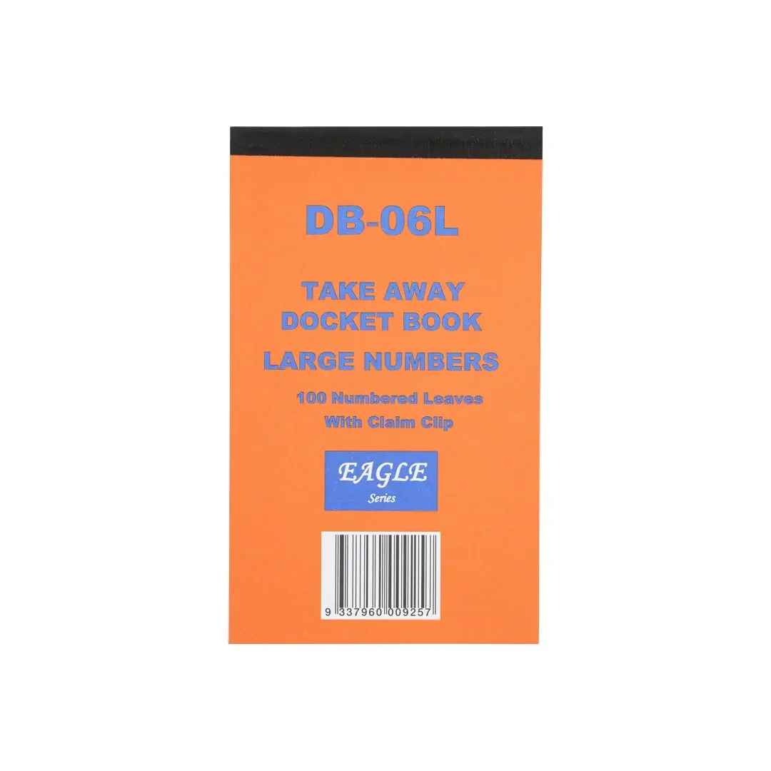 Takeaway Docket Books Pack of 10