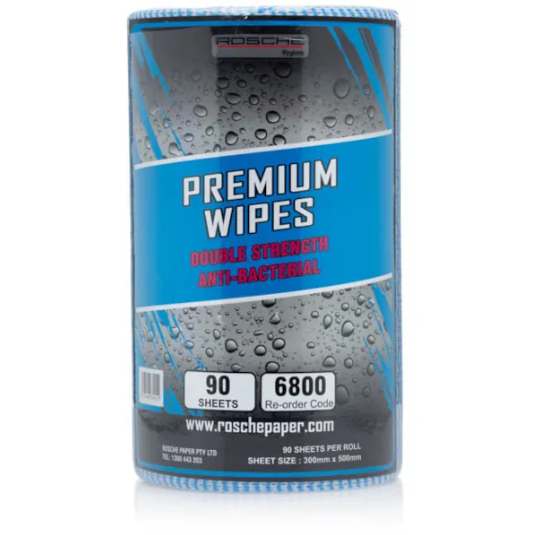 Blue Premium Wipes - 90 sheets