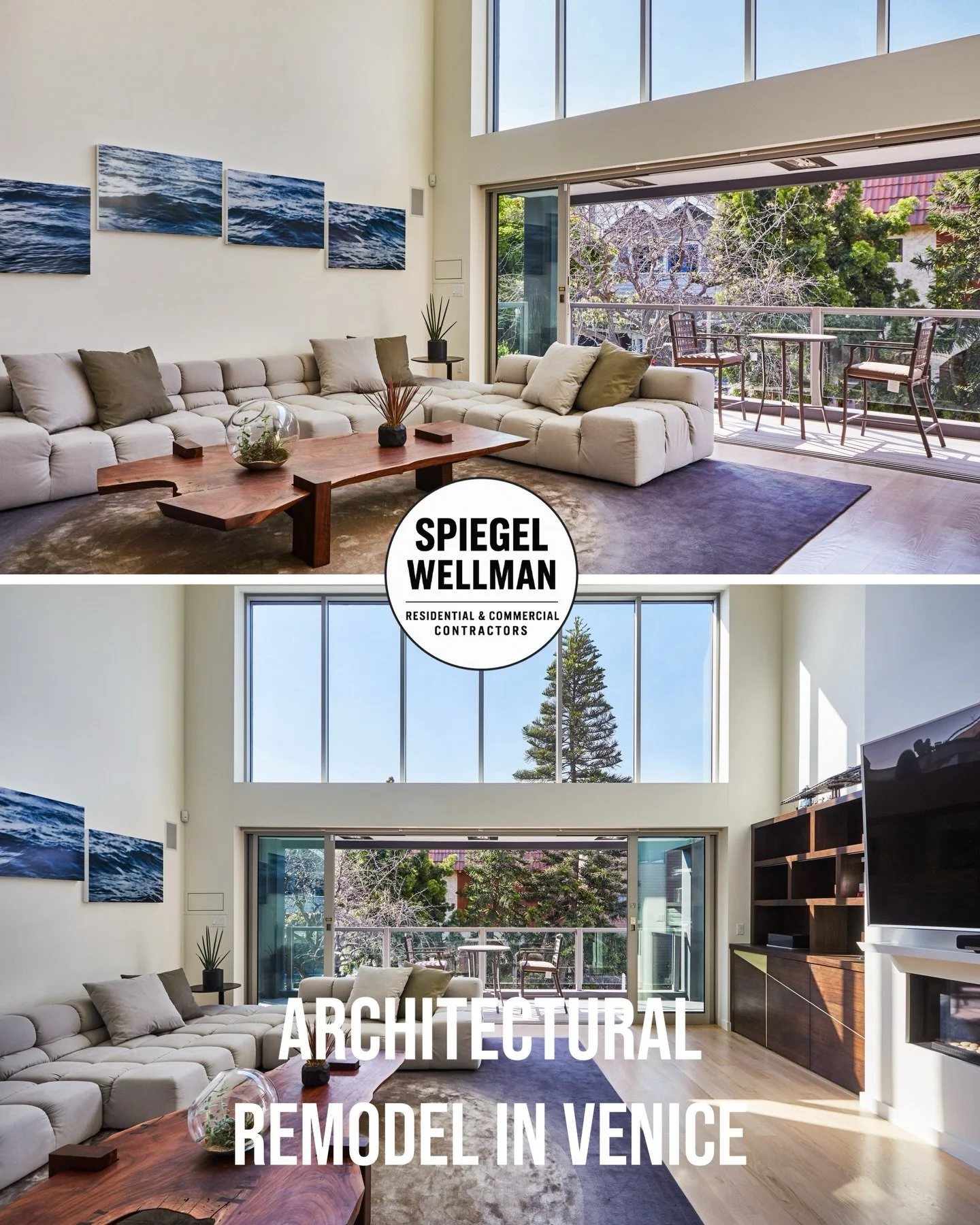 Architectural Remodel on Speedway | Venice

A refined evolution of coastal modernism on Speedway. This custom remodel and addition, designed by architect David Hertz (SEA), is defined by a commitment to transparency, volume, and natural light.
The ar