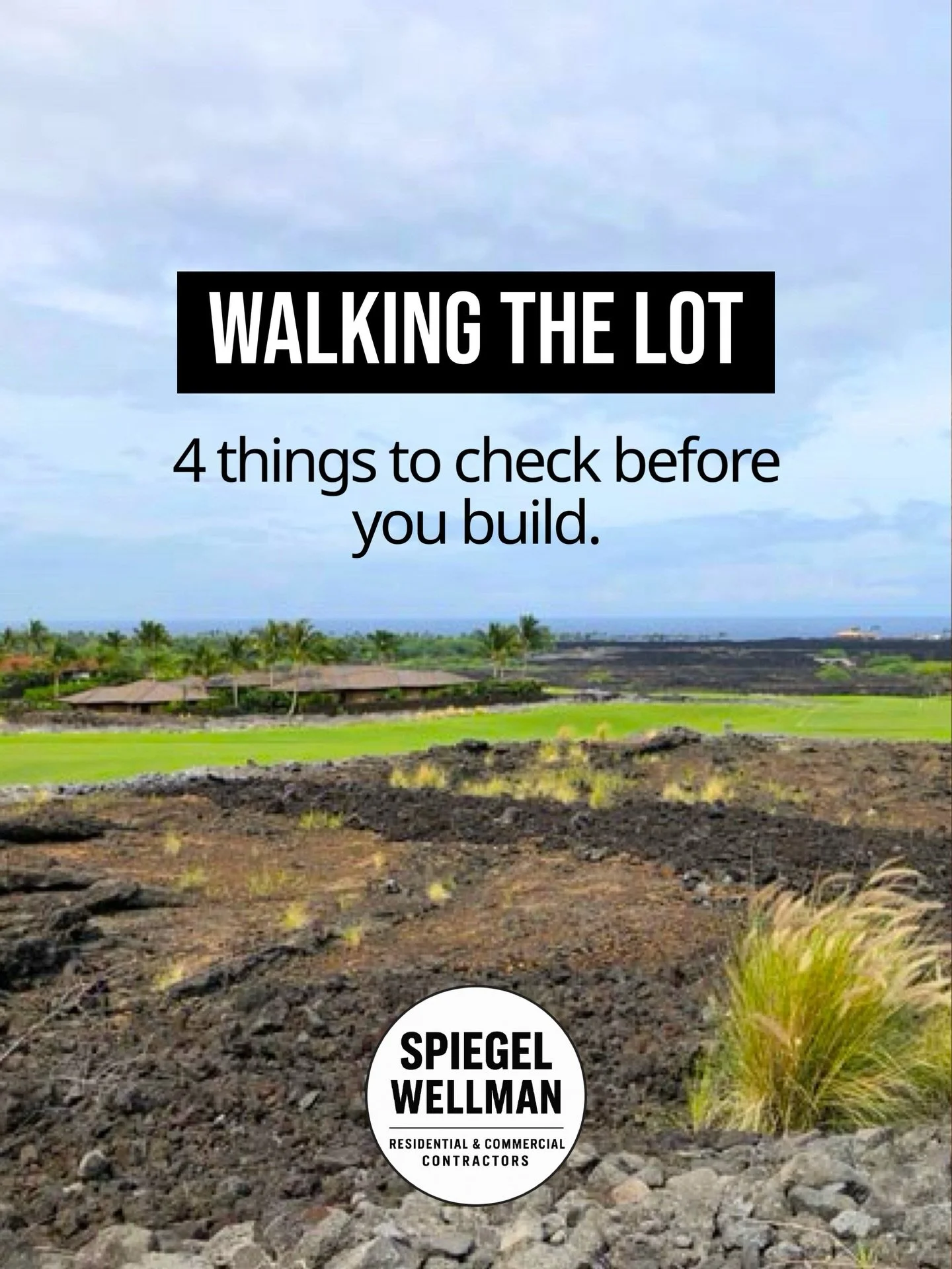 The Site Visit Checklist✔️

Before the blueprints are drawn, the land has its own set of rules. At Spiegel Wellman, we believe the most successful custom builds begin with an intensive look at the property&rsquo;s natural constraints and opportunitie