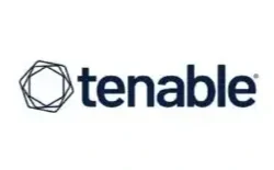 Tenable logo with a geometric icon to the left of the company name in lowercase letters.