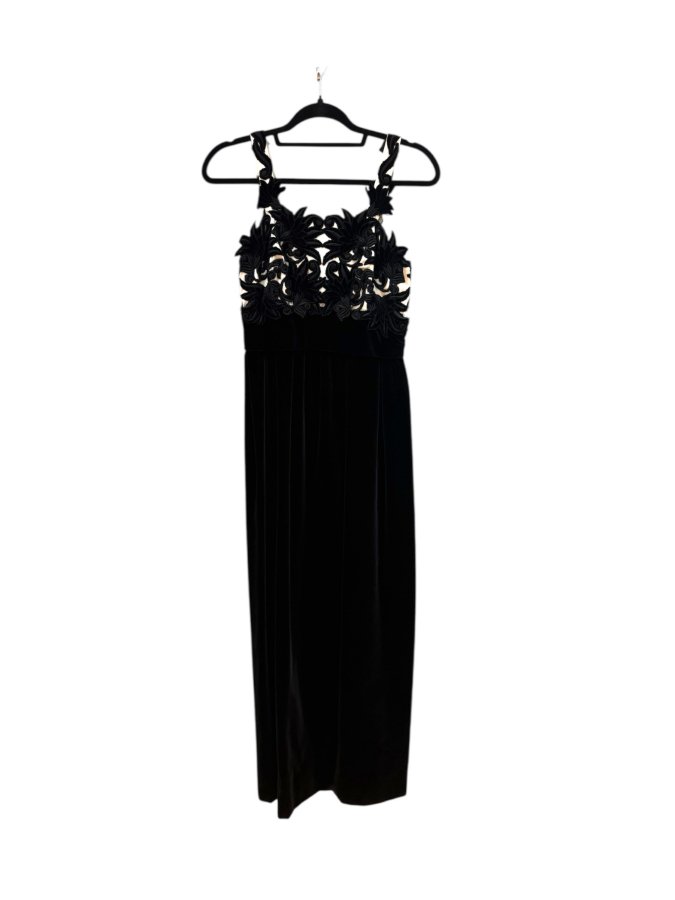 Vintage Black Velvet Evening Gown with Embroidered Bodice and Jacket   Second Story Vintage