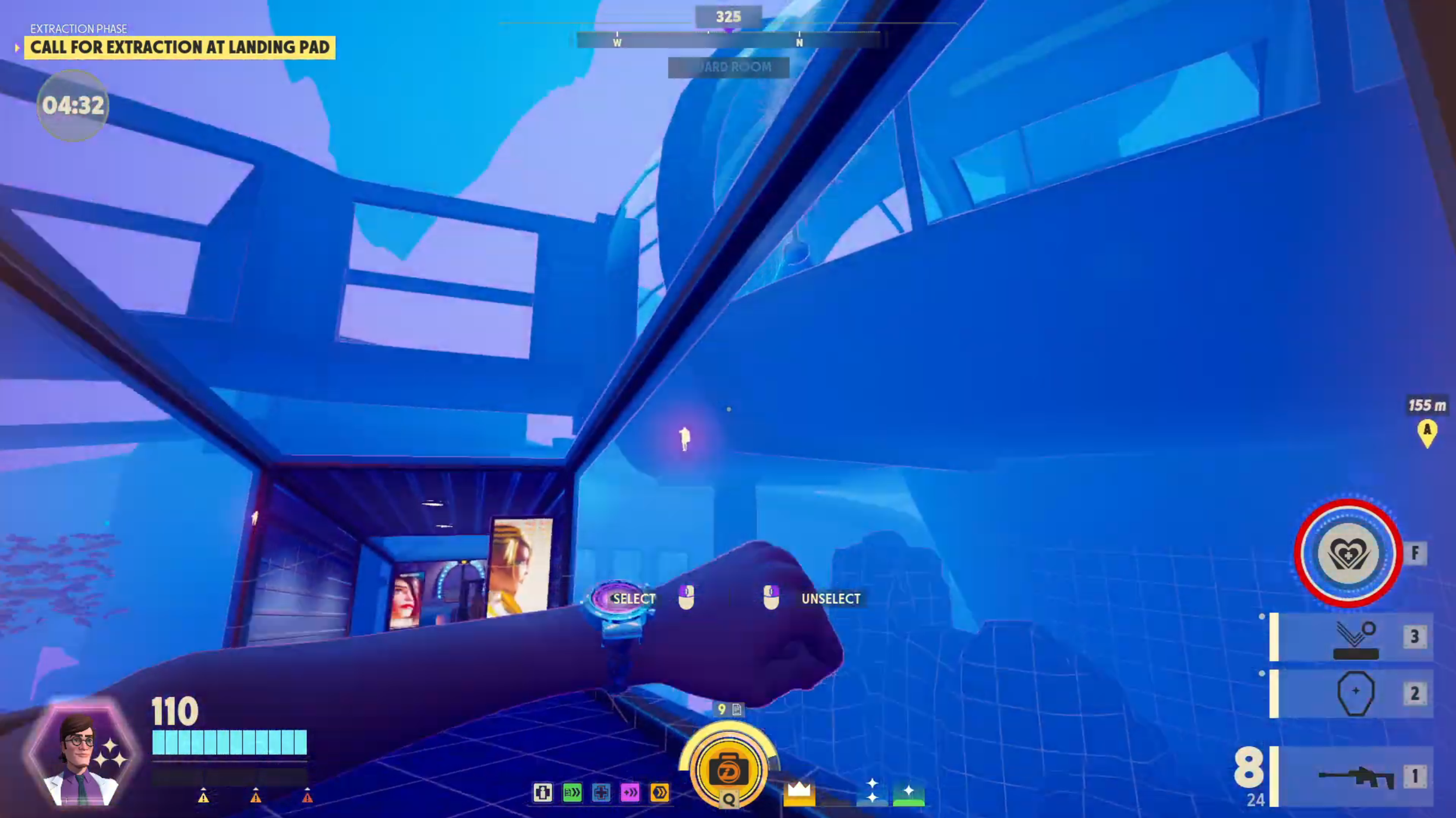 First version of the package scan, launch - June 2023. Agent silhouettes blended into the background and were very easy to miss.