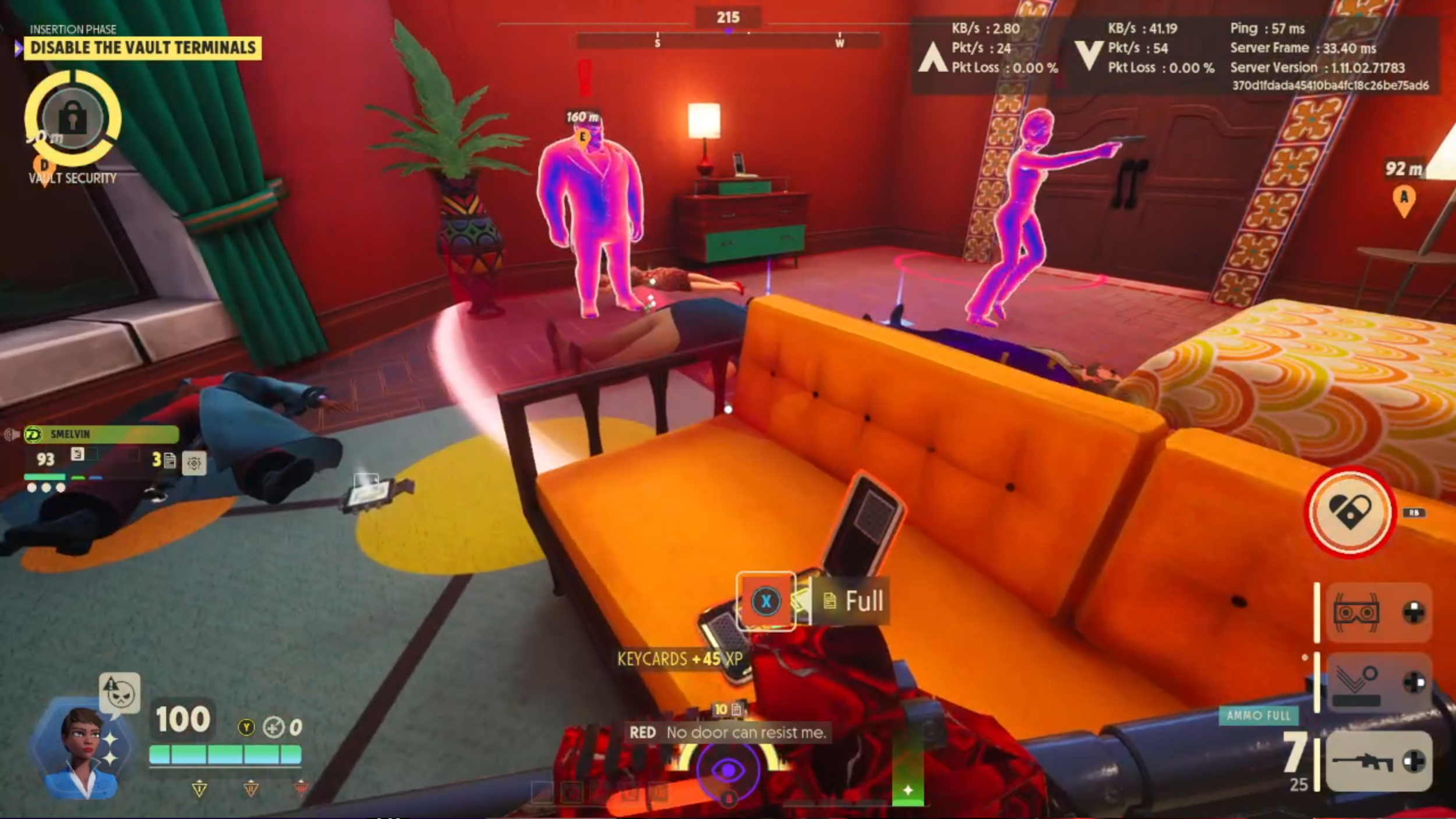 Final version of Ace's Big Blind. The walls of the zone are transparent to allow for much clearer viewing of the NPCs/players in the zone. The zone being less of a saturated red is also visually easier on the eyes.