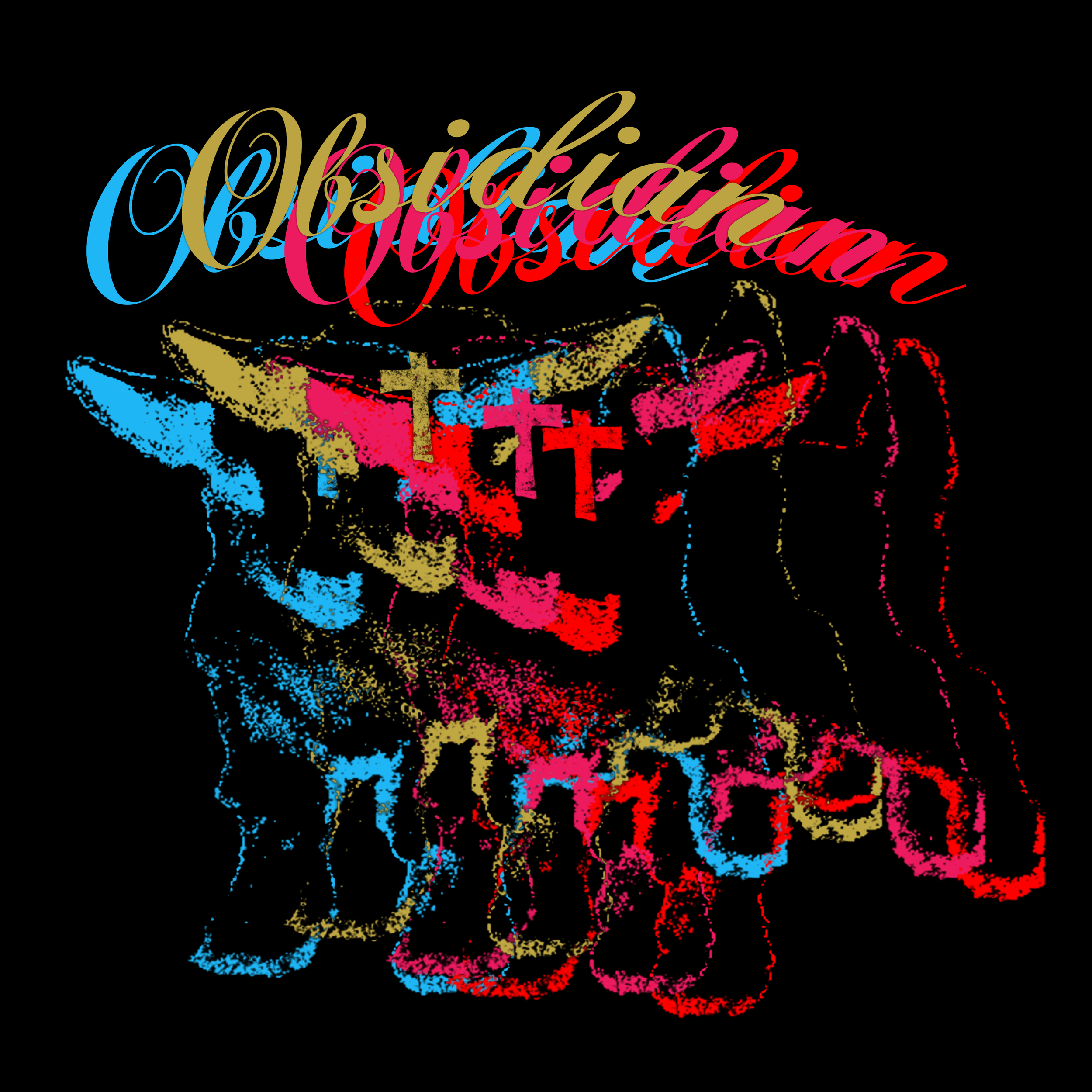 Colorful text that reads 'Christian'.