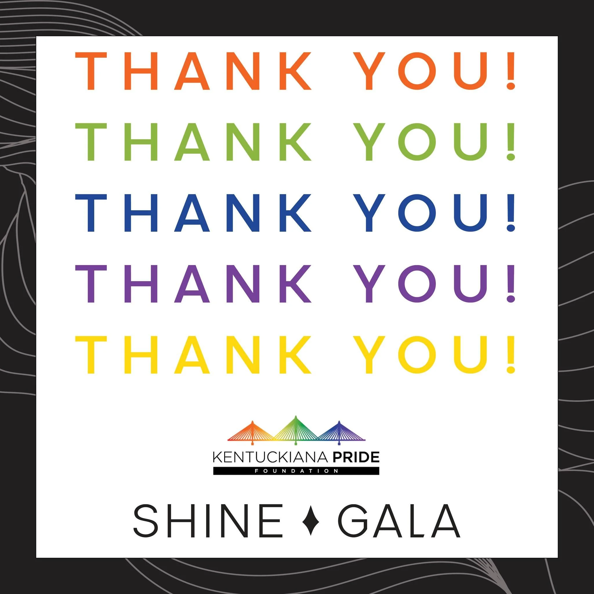 On behalf of the Board and Committees, we want to express our gratitude and thankfulness to the Speed Art Museum for allowing us the opportunity to partner and bring this event to the city, our incredible sponsors who stepped up during this pivotal m
