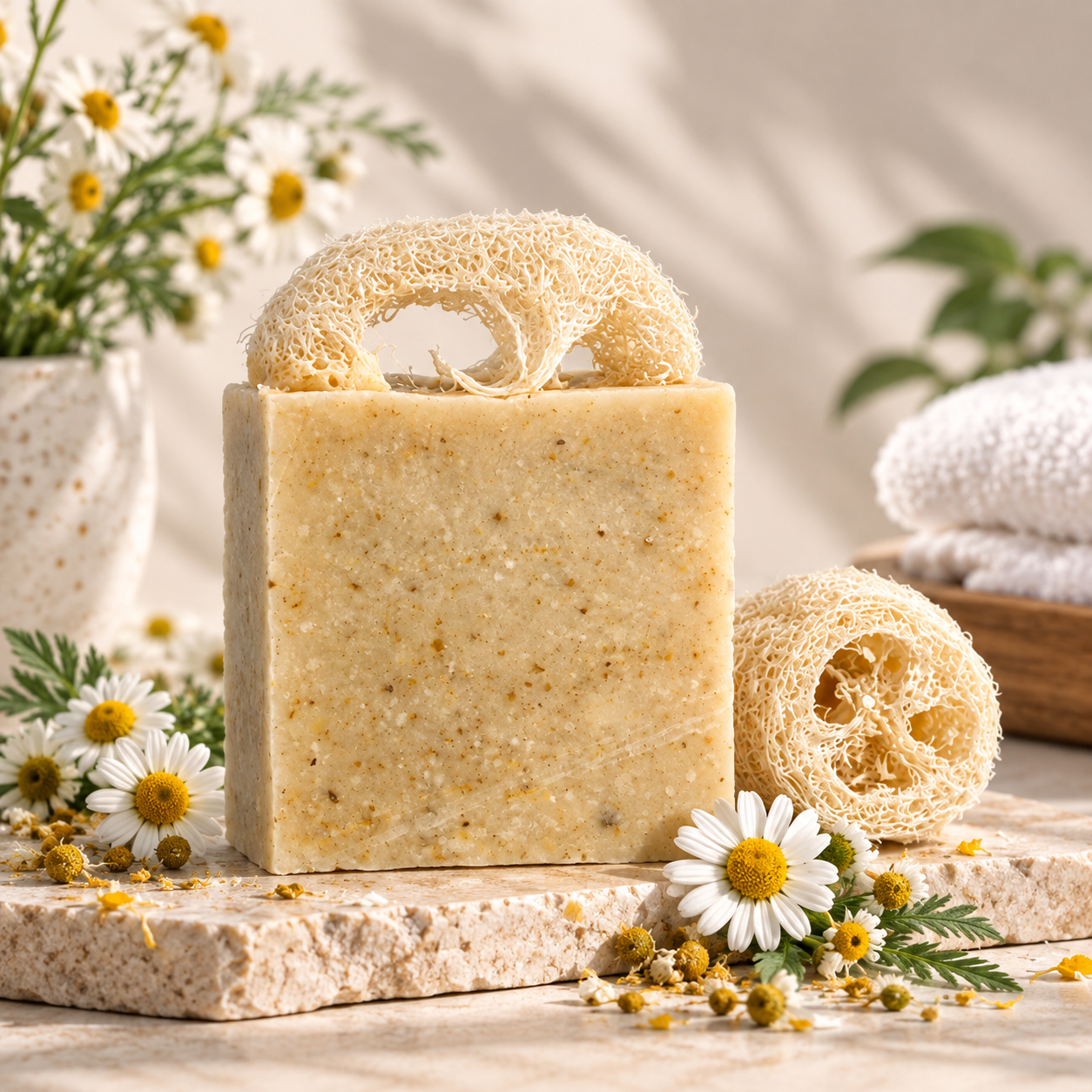 Chamomile Loofah Soap