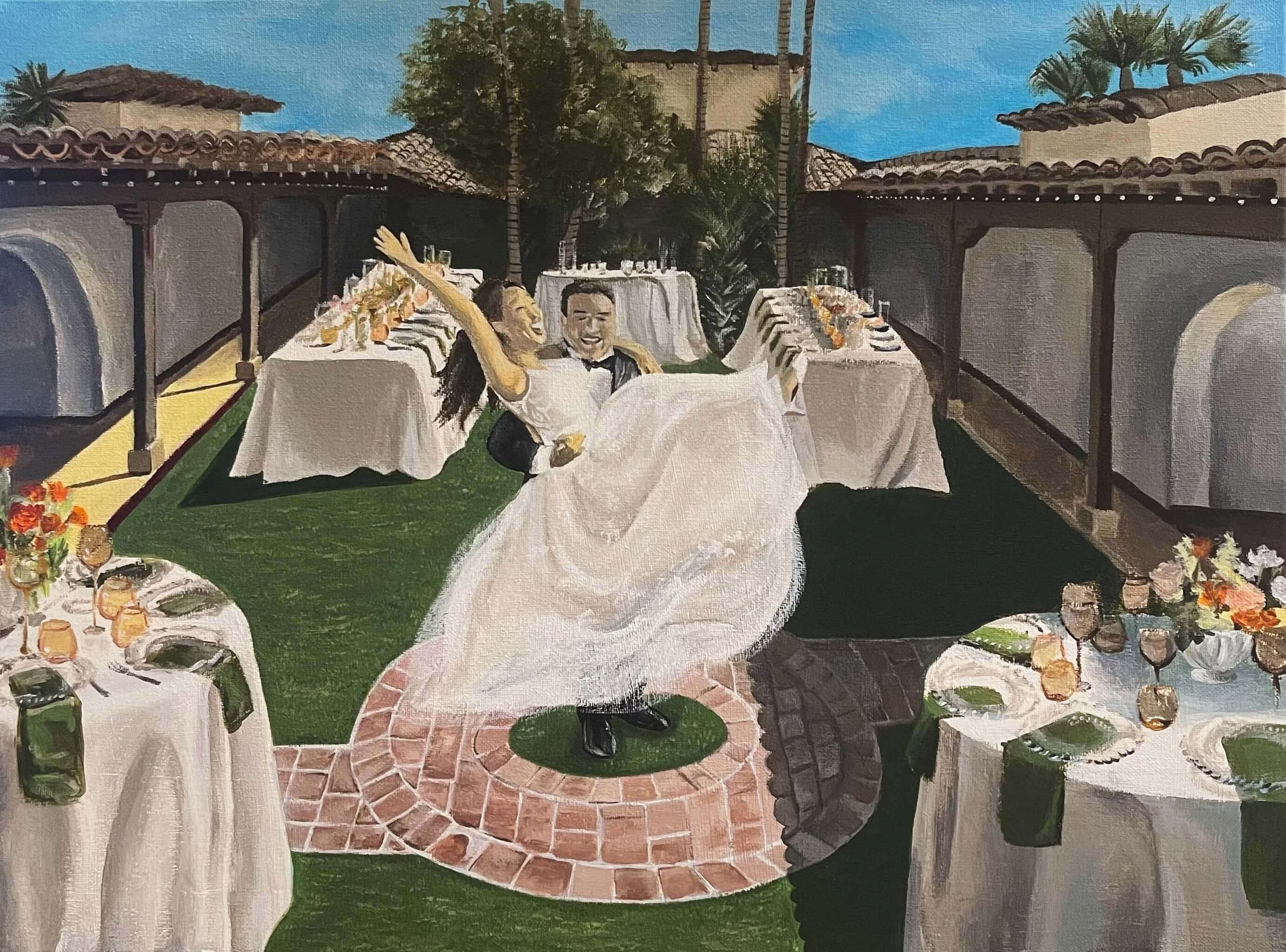How Much Does Live Wedding Painting Cost?