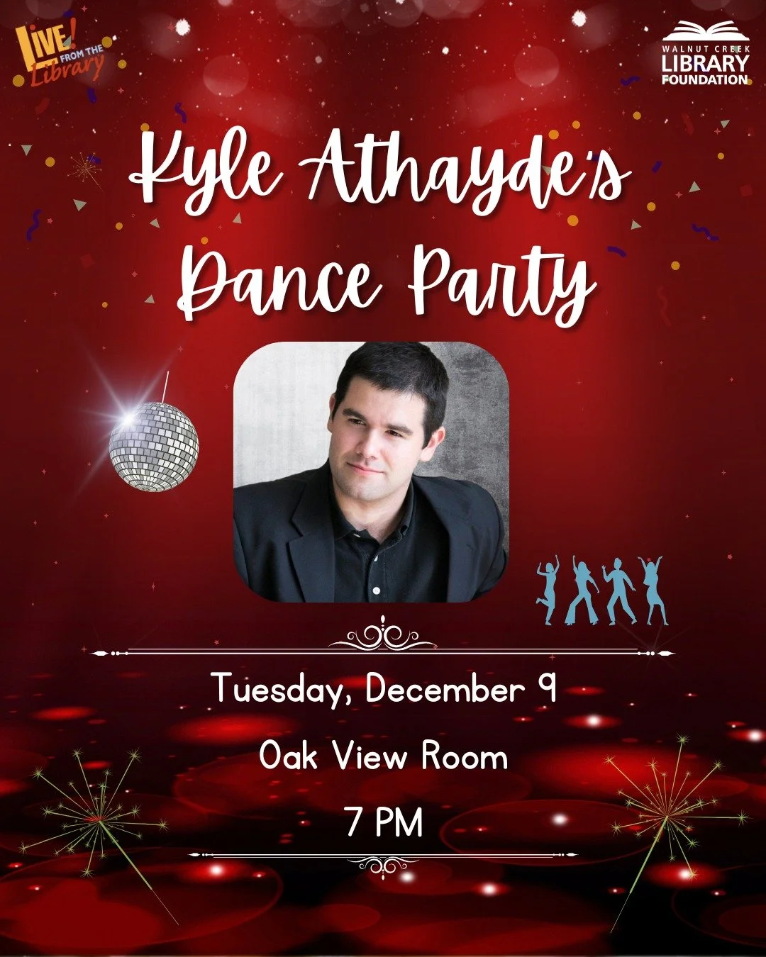 Registration is now open! 

Join us as Kyle Athayde's Dance Party turns the Oak View Room into a jazz club. The local trio's music includes jazz, funk, hip-hop, afro-cuban, video games, and everything in between. This event is free for all!

Head to 