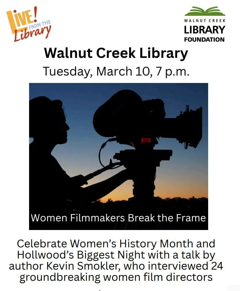 Just in time for Hollywood's biggest night and Women's History Month! Live! from the Library presents author Kevin Smokler on Tuesday, March 10 at 7 PM in the Oak View Room at the Walnut Creek Library. Smokler will delve into the fascinating world of