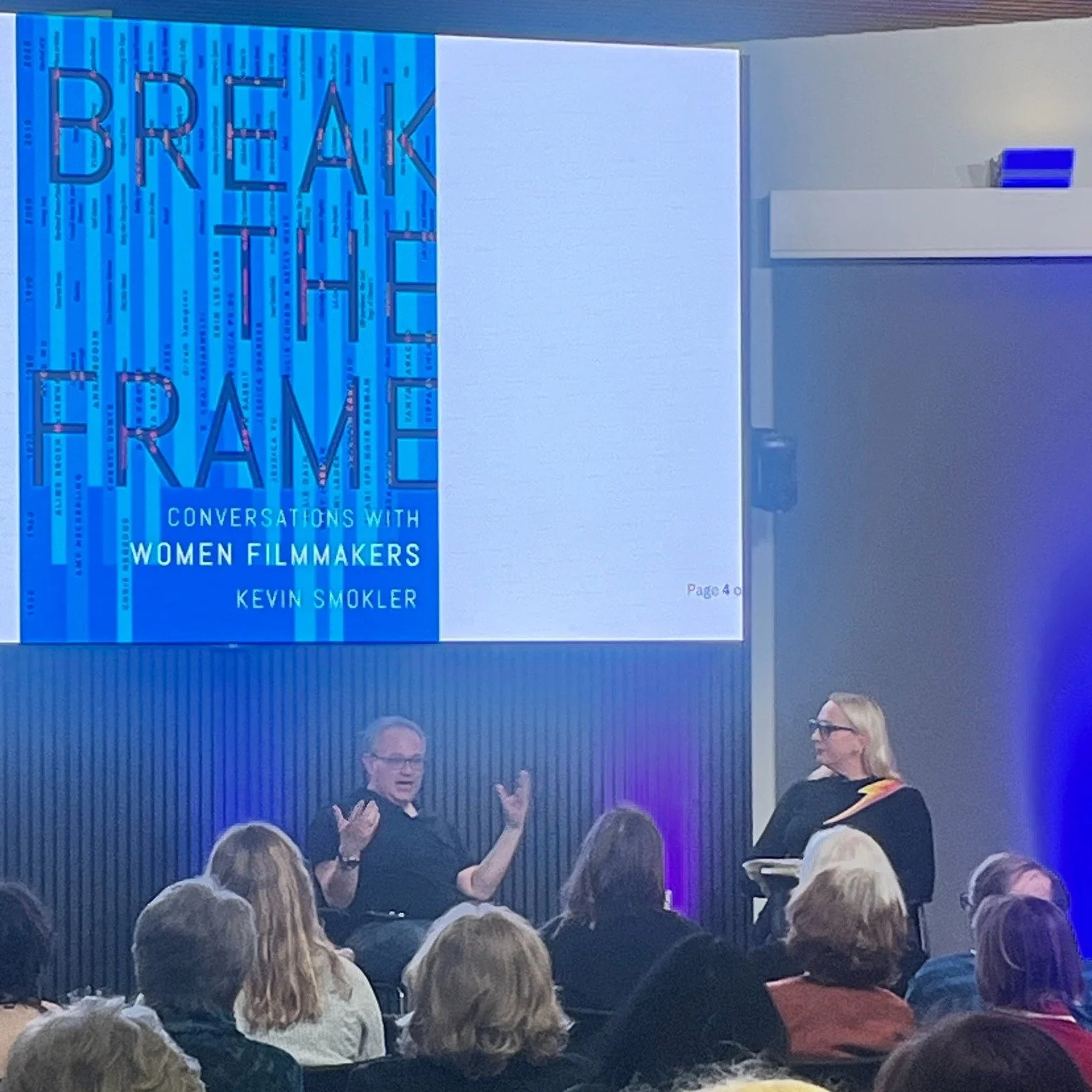 Author Kevin Smokler sat down for a lively and engaging chat Tuesday night with educator and moderator Meg Honey about women filmmakers in the latest installment of WCLF's Live! From the Library. If you love movies, grab his latest book, "Break 